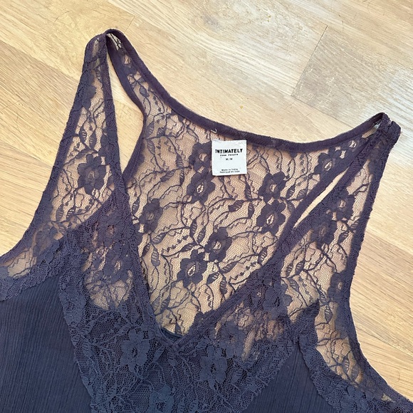 Free People Intimately Size Medium Lace Tank / Slip / Top / Mini Dress -Gorgeous - Picture 7 of 7